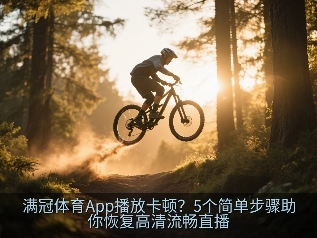 满冠体育App播放卡顿？5个简单步骤助你恢复高清流畅直播